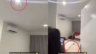 Atap kamar atlet Indonesia bocor parah