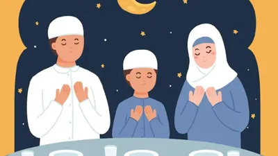 Ilustrasi tata cara puasa di bulan Muharram.