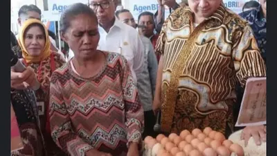   Bansos Beras, Telur dan Daging Ayam 