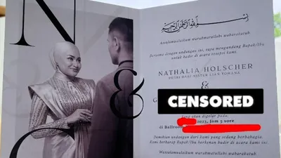 Undangan pernikahan mantan istri Sule, Nathalie Holscher