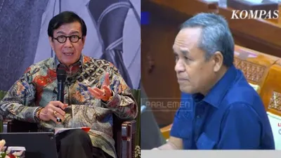 Benny K Harman dan Menkumham Yasonna Laoly