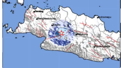 Gempa Bumi 4 M di Cianjur