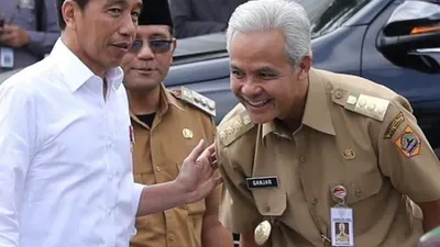 Presiden Jokwi dan Ganjar Pranowo