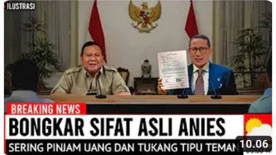 Benarkah Sandiaga Uno Bongkar Sifat buruk Anies Baswedan? (Tangkap Layar YouTube Skema Politik)