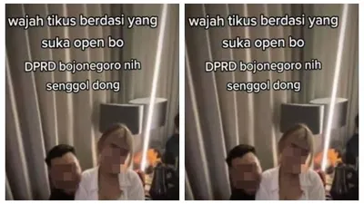 Viral Video Diduga Anggota DPRD Bojonegoro Pangku Cewek