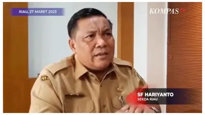 Sekda Riau SF Hariyanto