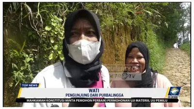 Wati, pengunjung tempat pemakaman korban dukun pengganda uang