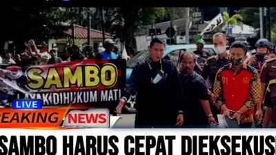 Masyarakat demo besar-besaran di depan lapas, menuntut hukuman mati terhadap Ferdy Sambo dipercepat. Benarkah? (Tangkap Layar YouTube RODA P0LITIK)