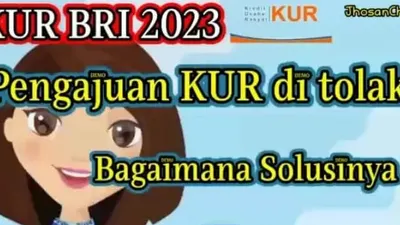 Ilustrasi KUR ditolak bank 