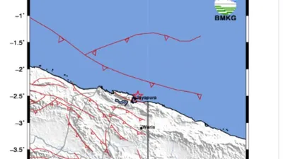 Illustrasi. Gempa 3.0 Guncang Jayapura