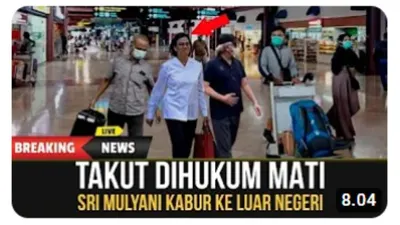 Sri Mulyani Disebut Kabur ke Luar Negeri