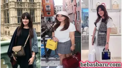 Ernie Meike Torondek, istri Rafael Alun  dengan penampilan mewah dan koleksi tas brandednya