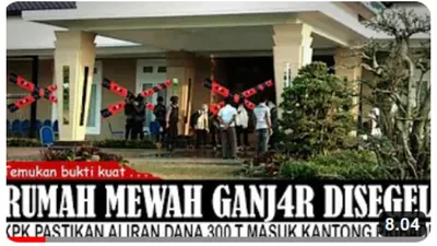 Beredar Video Rumah ganjar Pranowo Disegel