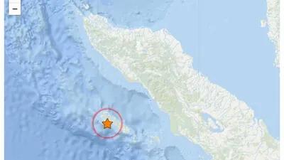 Gempa Bumi 3.8 M Guncang Kota Sinabang Aceh
