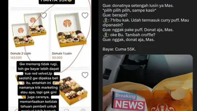 Arti upselling yang viral gegara curhatan netizen soal trik licik karyawan JCO