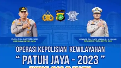 Lokasi dan Jadwal Operasi Patuh Jaya 2023, Berikut 14 Jenis Pelanggaran Lalu Lintas yang Jadi Sasaran