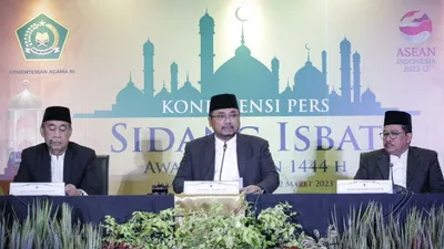 Kemenag Gelar Sidang Isbat pada 20 April 2023 Sebut Ada Potensi Perbedaan Hari Raya Idul Fitri 1444 H