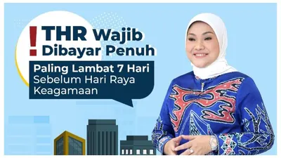 THR 2023 cair paling lambat H-7 Lebaran