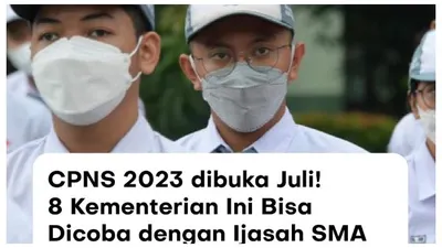 CPNS 2023 untuk lulusan SMA/SMK sederajat