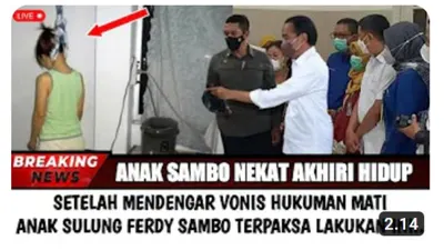 CEK FAKTA: Putri Sulung Ferdy Sambo Akhiri Hidup Setelah Mendengar Vonis Hukuman Mati, Benarkah?
