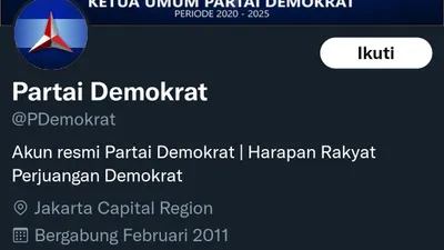 Twitter Resmi Partai Demokrat