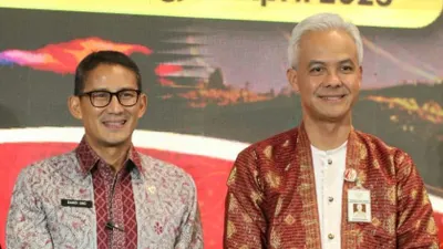 Ganjar Pranowo dan Sandiaga Uno