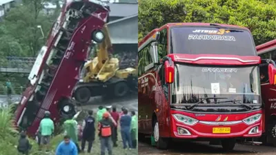 Penyebab kecelakaan bus pariwisata di Guci 