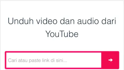 Download Video dan Lagu dari YouTube di Y2MATE