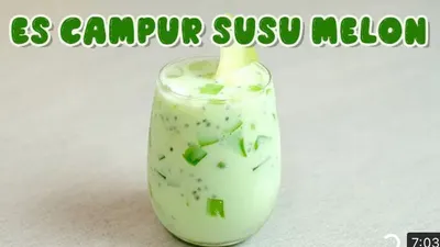 Resep Es Campur Susu Melon, Cocok Untuk Buka Puasa dengan yang Segar-segar