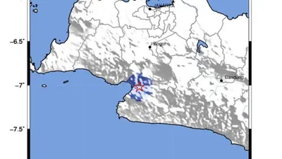Gempa terbaru hari ini di Sukabumi