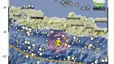 UPDATE! Gempa Bumi Magnitudo 5,2 Guncang Pulau Jawa, BMKG Berikan Himbauan Agar Tak Terjadi Korban Jiwa