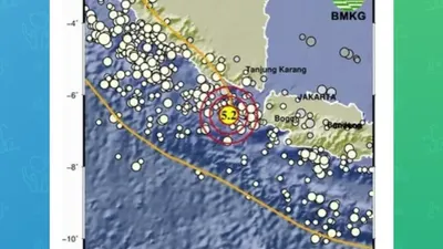 Gempa dengan Magnitudo 5,2 Guncang Banten