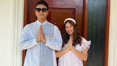 Potret kebersamaan Fadly Faisal dan Rebecca Klopper.