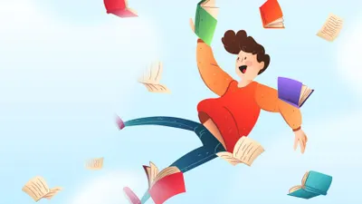 Ilustrasi ucapan Hari Buku Nasional 17 Mei 2023.