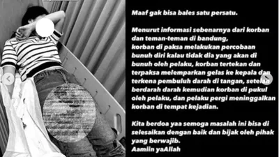 Heboh! Diduga Oknum Polisi Tega Aniaya Mantan Pacar hingga Bersimbah Darah Viral di Sosmed Korban Dipaksa...