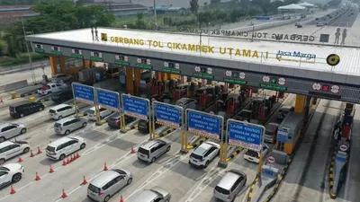 Ilustrasi: Gerbang tol Cikampek Utama 