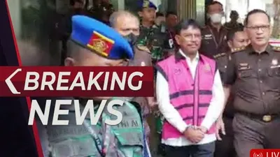 Menkominfo Johnny G Plate Ditetapkan Sebagai Tersangka