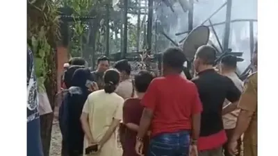 Rumah Tukang Becak di Barru Kota Sulsel Habis Terbakar
