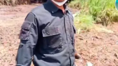 Potret Mang Uprit Sosok Petani yang Kesal dengan Tindakan Perhutani dan Peserta Event Trail Ranca Upas