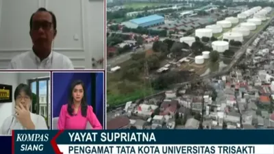 Yayat Supriatna dalam Kompas Siang Soal Rencana Relokasi Pemukiman Warga dan Depo Pertamina Plumpang