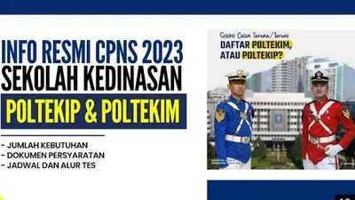 Pendaftaran Sekolah Kedinasan Poltektip dan Poltektim Dibuka