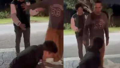 Potongan video saat AKBP Achiruddin melarang teman - teman Ken Admiral menolong korban yang babar belur dianiaya anaknya Aditya Hasibuan.