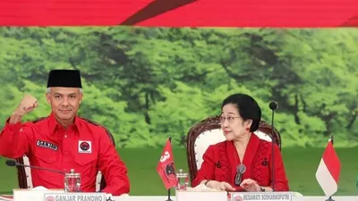 Megawati dan Ganjar Pranowo