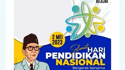 Twibbon Hardiknas 2023 terbaru.