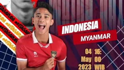 Poster pertandingan Indonesia vs Myanmar
