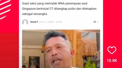 Pelaku Pemalakan Rp150.000 di Bali Sopir Taksi Jadi Tersangka