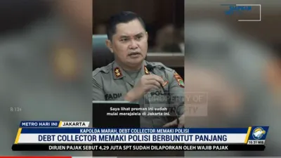 Kapolda Metro Jaya, Irfan Fadil Imran geram akan tindakan debt collector memaki salah satu anggotanya. Kapolda pun akan memerintahkan untuk menindak pelaku premanisme.