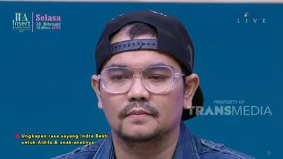 Indra Bekti di acara Brownis Trans TV