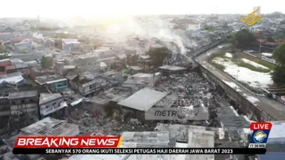 Potret Lokasi Plumpang Depo Pertamina yang Terbakar
