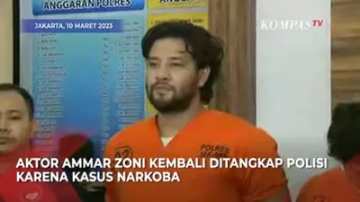Ammar Zoni Ketika Ditangkap Polisi atas Sabu